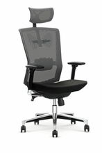 Kontoritool Ambasador Halmar, 63 x 64 x 120 - 130 cm, must/hall