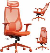 Kontoritool Moyo Sense7, 57 x 72.5 x 112 - 121.8 cm, oranž