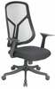 Kontoritool Odo Black Red White, 65 x 64 x 107 - 117 cm, must
