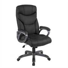 Kontoritool Connor Home4you, 73.5 x 65.5 x 115-124 cm, must