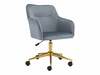 Kontoritool Caspar Notio Living, tumehall + kuldne