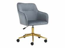 Kontoritool Caspar Notio Living, tumehall + kuldne