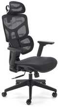 Kontoritool Macar Halmar, must, V-CH-MACAR-FOT
