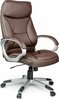 Nahast kontoritool Sofotel EG-223, 52 x 51 x 112 - 122 cm, pruun