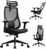 Kontoritool Moyo Sense7, 57 x 72.5 x 112 - 121.8 cm, must