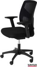 Kontoritool SUN-FLEX OFFICECHAIR võrk, must