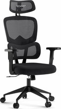 Kontoritool SENSE7 Veno, 50 x 52 x 120 - 128 cm, must