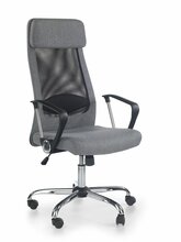 Kontoritool Halmar Zoom, 59 x 58 x 113 - 121cm, must/hall