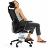 Kontoritool Desktronic SitOne, 60 x 67.5 x 111.5 - 125 cm, must