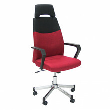 Kontoritool Dominic Home4you, 58 x 59 x 113,5-121 cm, punane/must