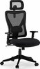 Kontoritool SENSE7 Tone, 69 x 53 x 118 - 126 cm, must