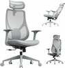 Kontoritool Moyo Sense7, 57 x 72.5 x 112 - 121.8 cm, hall