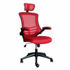 Kontoritool Ragusa Home4you, 66,5 x 51 x 117-126 cm, punane