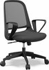Kontoritool SENSE7 Sopty, 48 x 57 x 85 - 93 cm, must