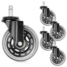 Kontoritooli rattad Vilde, 7,5 cm, 10 mm, 5 tk