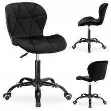Kontoritool Spiner Bipohome, must, samet