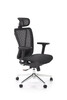 Kontoritool Vixen Halmar V-CH-VIXEN-FOT, 65 x 68 x 117-125 cm, must