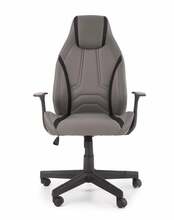 Kontoritool Halmar Tanger, 70 x 60 x 108 - 117 cm, must/hall