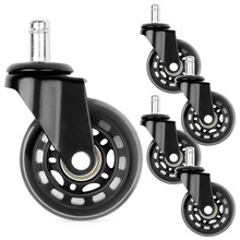 Kontoritooli kummist rattad Vilde, 6,3 cm, 5 tk