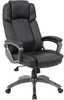 Kontoritool Howard Home4you, 66 x 75,5 x 116-123,5 cm, must