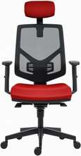 Ergonoomiline kontoritool Powerton Tina, punane