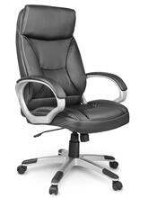 Nahast kontoritool Sofotel EG-223, must