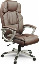 Nahast kontoritool Sofotel Eago 227, 53.5 x 54 x 118 - 126 cm, pruun