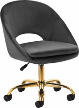 Kontoritool 4Rico QS-MF18G, 56 x 46 x 47 - 59 cm, hall samet