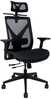 Kontoritool Mike Home4you, 64 x 65 x 110 - 120 cm, must