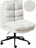 Kontoritool Addison Boucle Beliani, 640686, valge