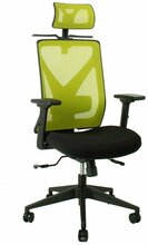 Kontoritool Mike Home4you, 64 x 65 x 110-120 cm, roheline/must