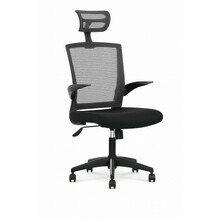 Kontoritool Halmar Valor, 64 x 62 x 115 - 125 cm, must/hall