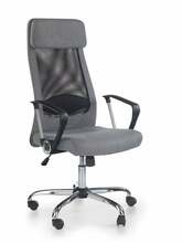Kontoritool Halmar Zoom, 59 x 58 x 113 - 121 cm, must/hall
