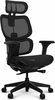Kontoritool SENSE7 Nobu, 68 x 68.5 x 113 - 120.5 cm, must