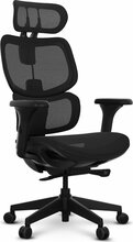 Kontoritool SENSE7 Nobu, 68 x 68.5 x 113 - 120.5 cm, must