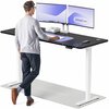 Reguleeritava kõrgusega laud Desktronic HomePro, 200 x 80 cm, valge/must