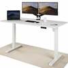 Reguleeritava kõrgusega laud Desktronic Home One, 160 x 80 cm, valge