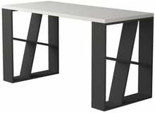 Kirjutuslaud Kalune Design Honey 855, antratsiit/valge