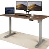 Elektriliselt reguleeritava kõrgusega kirjutuslaud Desktronic HomeOne, 160 x 80 cm, hall/pähkel