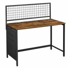 Kirjutuslaud Songmics Rustic 57639, 118 x 60 cm, pruun/must