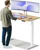 Elektriliselt reguleeritava kõrgusega laud Desktronic HomeOne, 140 x 70 cm, tamm/valge