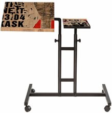 Sülearvutilaud Kalune Design Glen 766, 87 x 40 cm, pruun/must