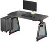Mängurilaud Ultradesk Booster, 136 x 70,5 cm, 75 cm, must/rgb valgustus