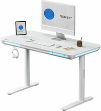 Arvutilaud SENSE7 NOMO, 120 x 60 cm, valge