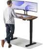 Reguleeritava kõrgusega laud Desktronic HomePro, 120 x 60 cm, must/pähkel
