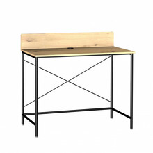Kirjutuslaud Home4you Hedvig, 100 x 49,5 x 102 cm, saar/must