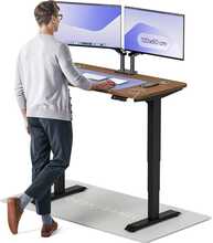 Reguleeritava kõrgusega laud Desktronic HomePro, 120 x 60 cm, must/pähkel