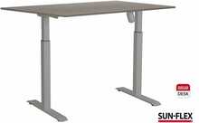 Reguleeritava kõrgusega laud Sun-Flex ADAPT I, 120 x 80 cm, hall