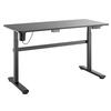 Reguleeritava kõrgusega kirjutuslaud Ergo Office ER-434, 118 cm, hall