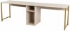 Kirjutuslaud Asir Twin Study Desk, 240 x 74 x 60 cm, beež